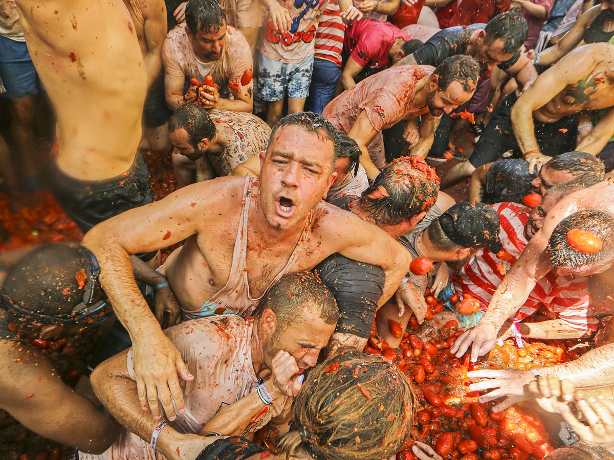 Tomatina Festival 2022 Photo Gallery - Sakshi5