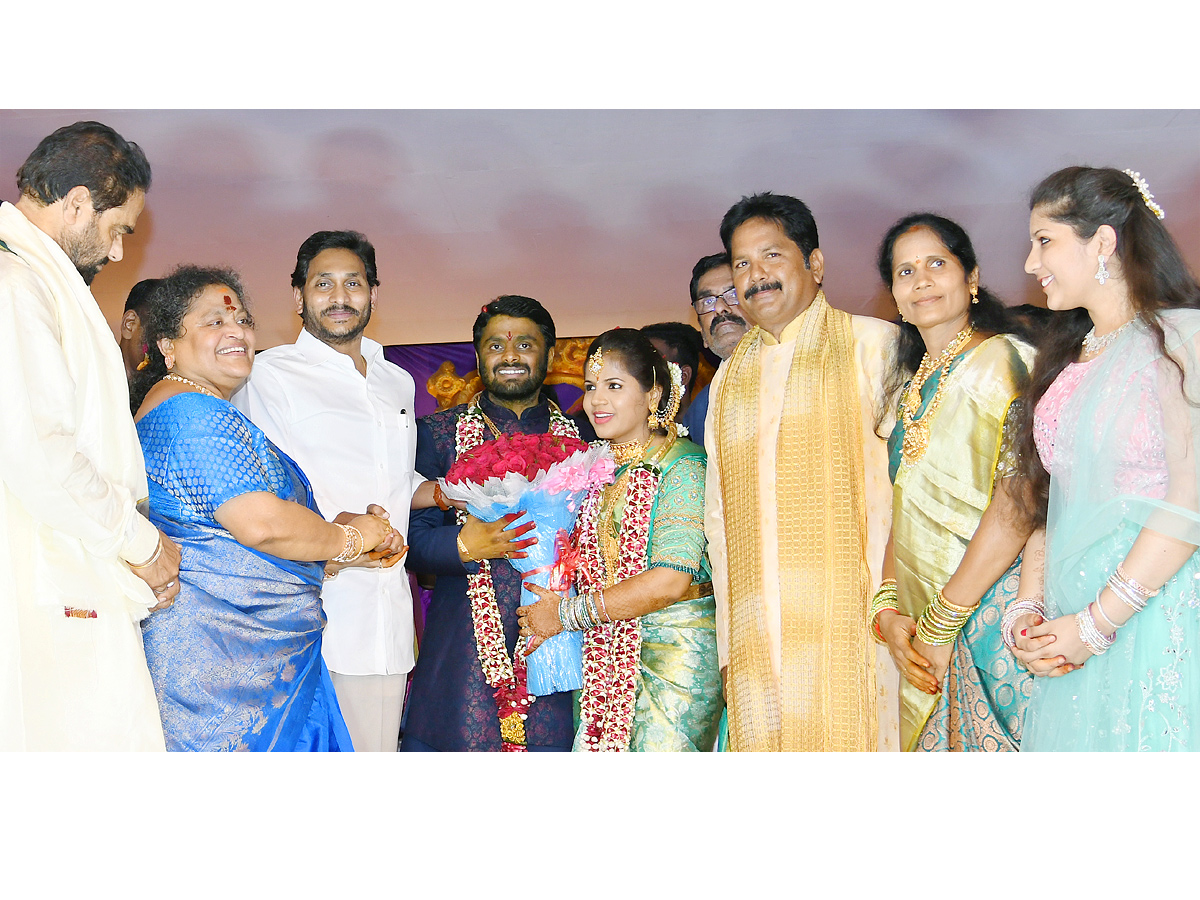 AP CM YS Jagan Attends Speaker Tamminenis Son Marriage Reception Photo Gallery - Sakshi4