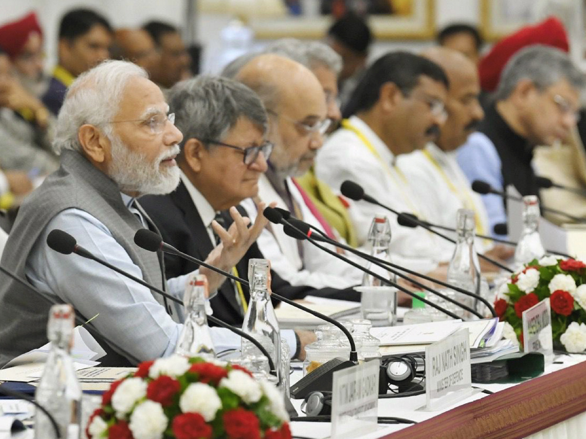 PM Modi chairs NITI Aayogs Governing Council meeting Photo Gallery - Sakshi10