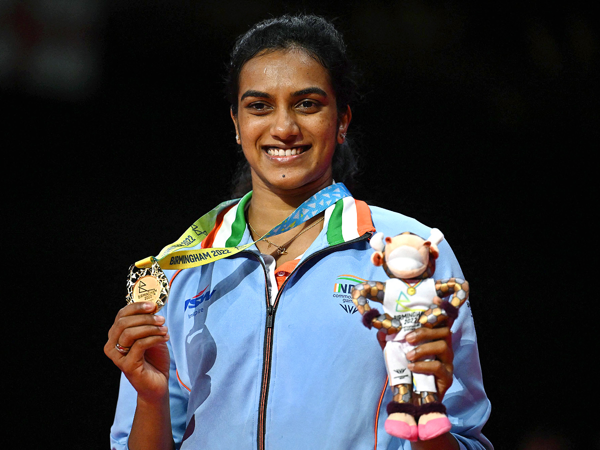 CWG 2022: PV Sindhu Win Women's Singles Badminton Gold Medal Photos - Sakshi1