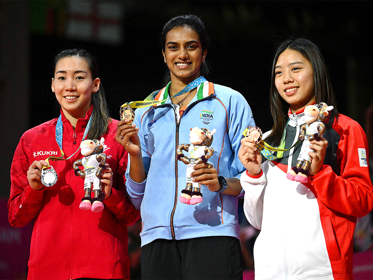 CWG 2022: PV Sindhu Win Women's Singles Badminton Gold Medal Photos - Sakshi9