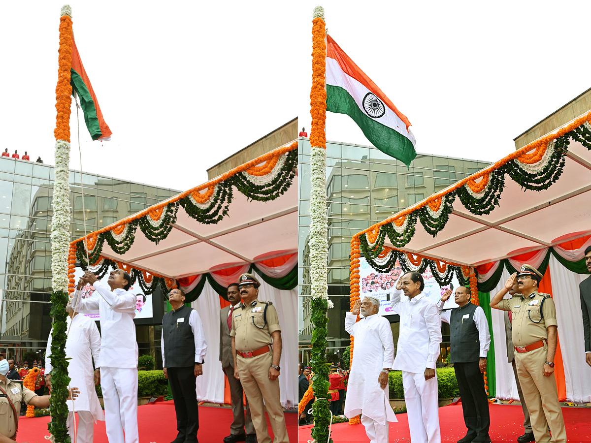 Telangana CM KCR Inaugurates Swatantra Bharatha Vajrotsavam Celebrations In Hyderabad PHoto Gallery - Sakshi7