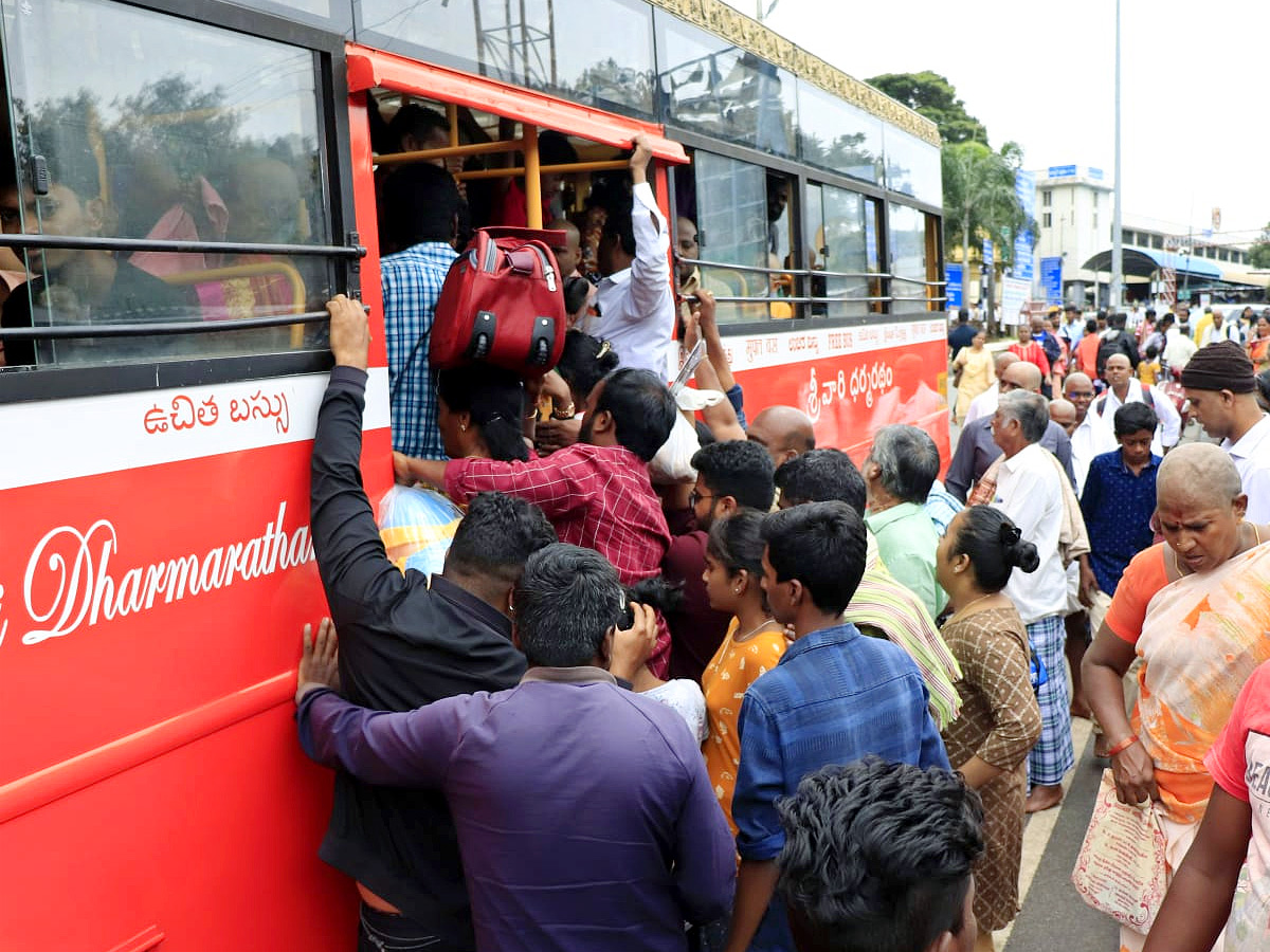 Heavy Rush At Tirumala Photo Gallery - Sakshi5