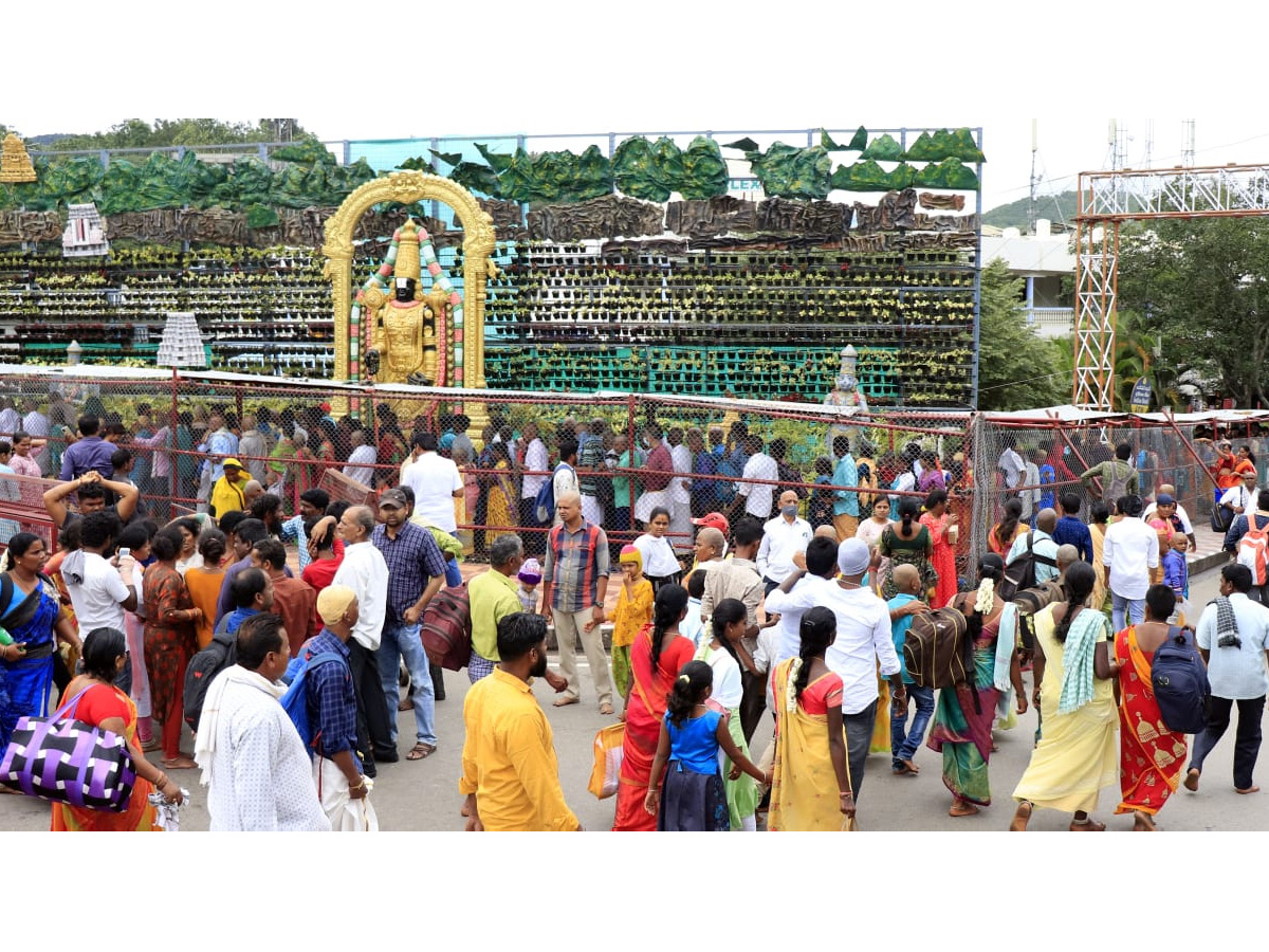 Heavy Rush At Tirumala Photo Gallery - Sakshi9