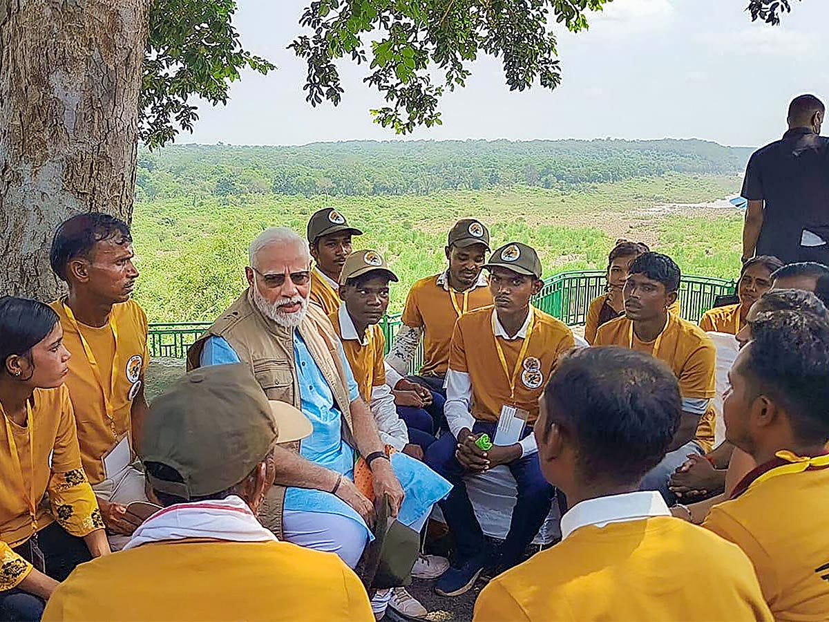 Narendra Modi Releases Cheetahs Kuno Park Photos - Sakshi12