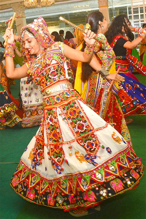 Colourful Dandiya Dance In Hyderabad - Sakshi11