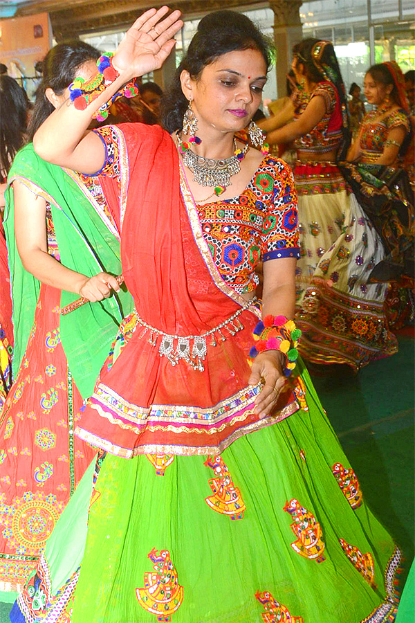 Colourful Dandiya Dance In Hyderabad - Sakshi12