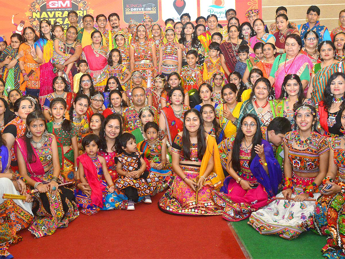 Colourful Dandiya Dance In Hyderabad - Sakshi3