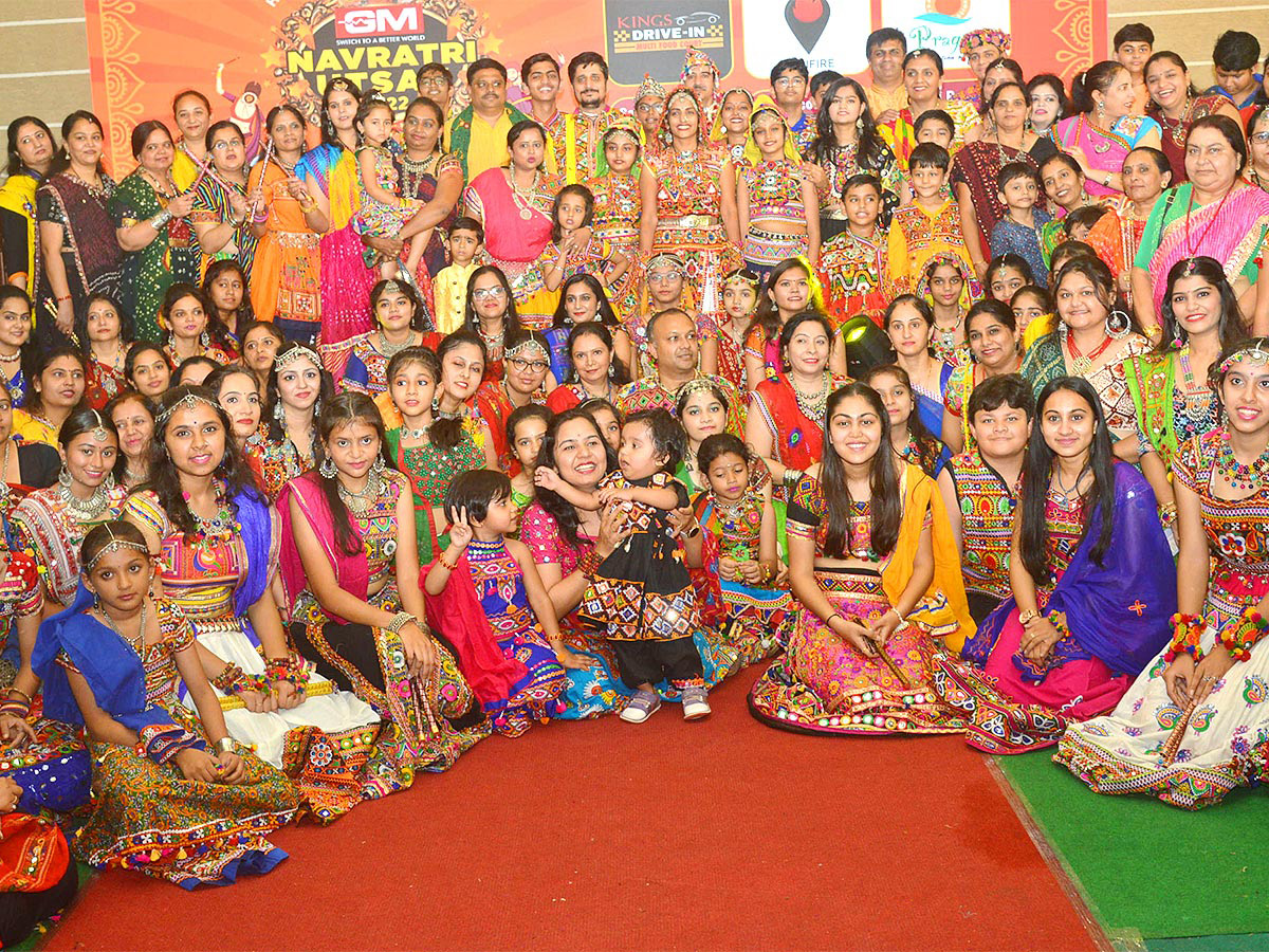 Colourful Dandiya Dance In Hyderabad - Sakshi4