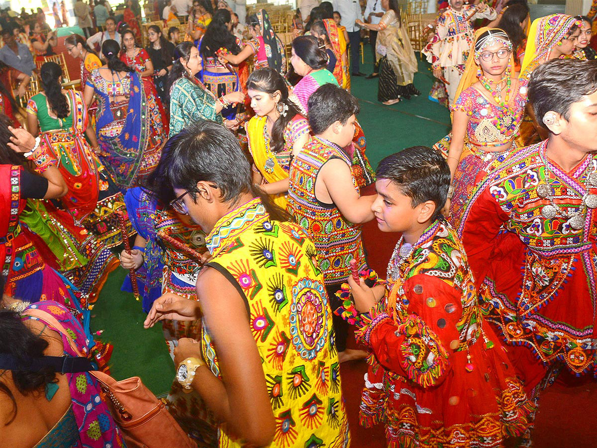 Colourful Dandiya Dance In Hyderabad - Sakshi5