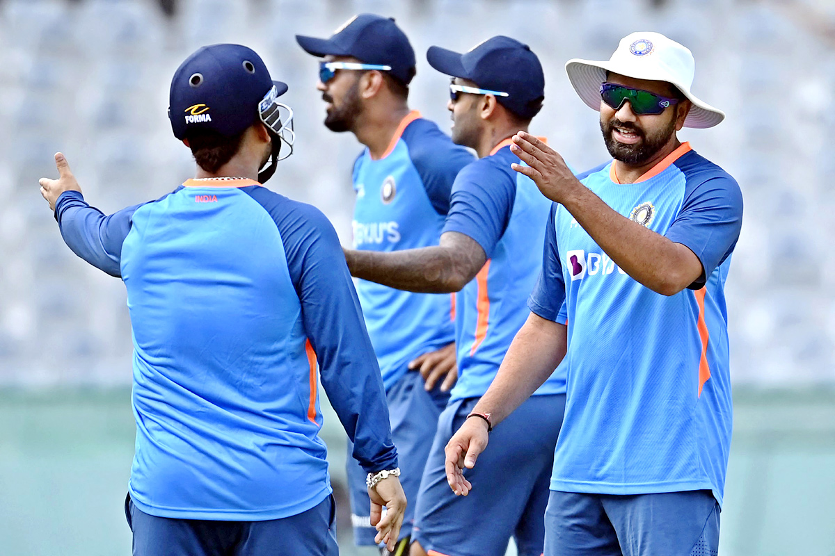 India vs Australia Practice Session In Mohali  - Sakshi12