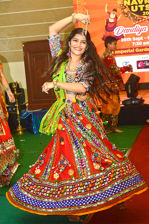 Colourful Dandiya Dance In Hyderabad - Sakshi7