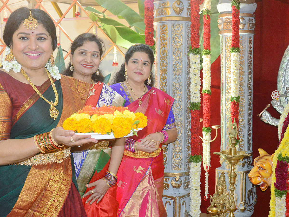 Bathukamma Celebrations in Hitex Exhibition Center - Sakshi10