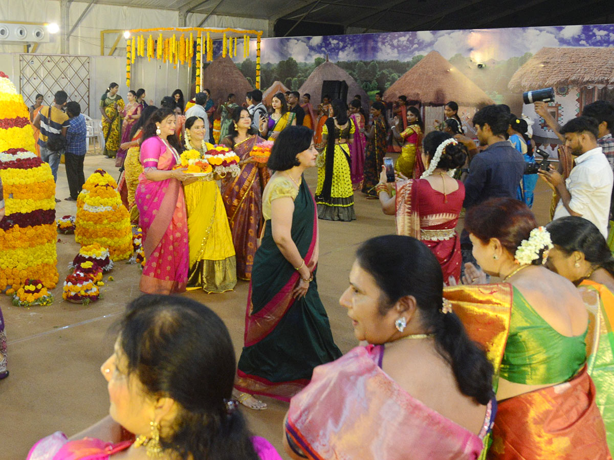 Bathukamma Celebrations in Hitex Exhibition Center - Sakshi12