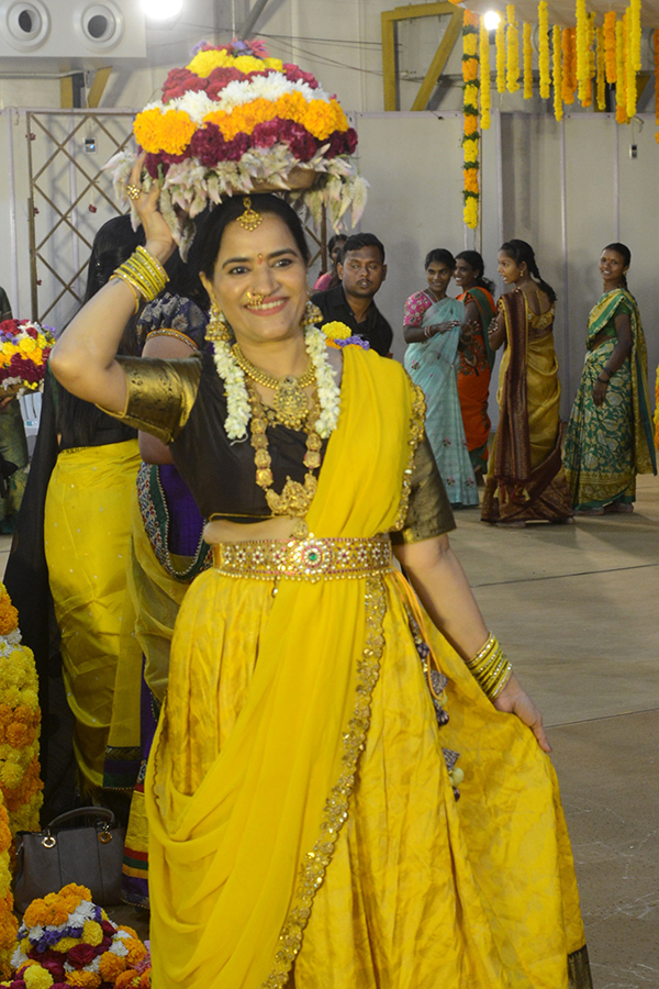 Bathukamma Celebrations in Hitex Exhibition Center - Sakshi17