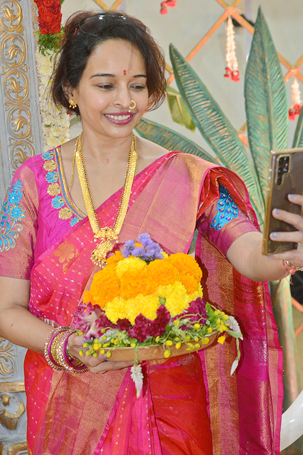 Bathukamma Celebrations in Hitex Exhibition Center - Sakshi18