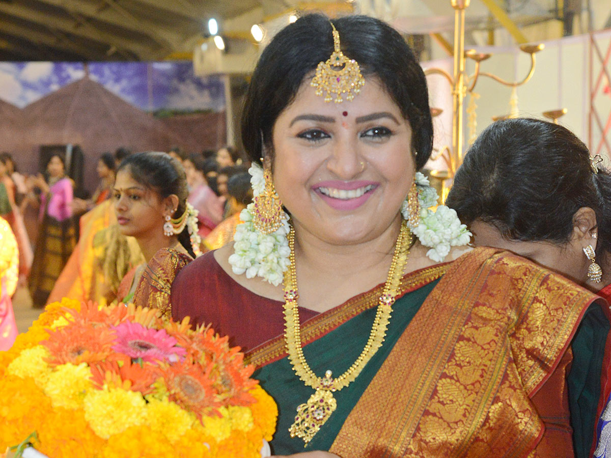 Bathukamma Celebrations in Hitex Exhibition Center - Sakshi3