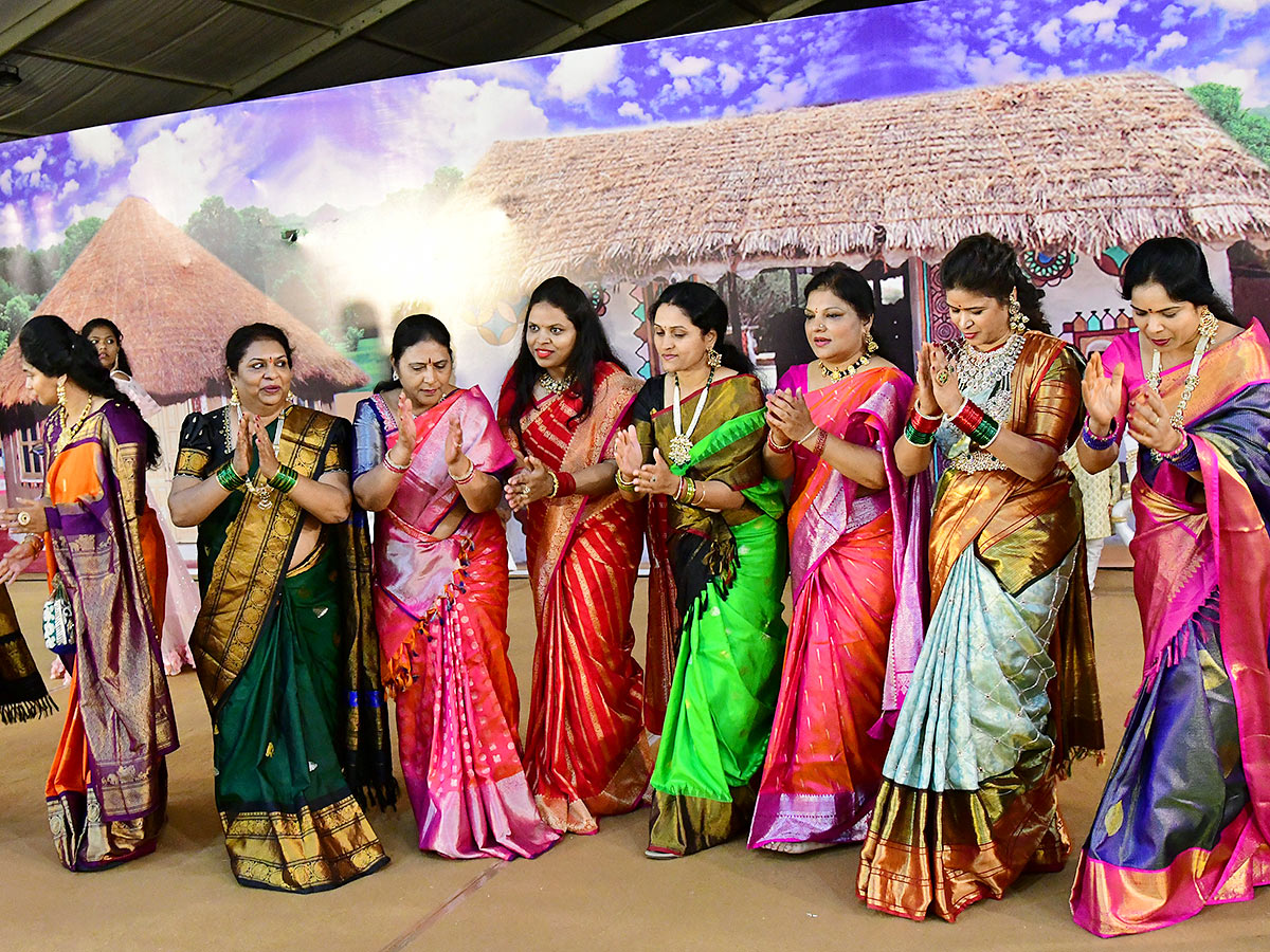 Bathukamma Celebrations in Hitex Exhibition Center - Sakshi8