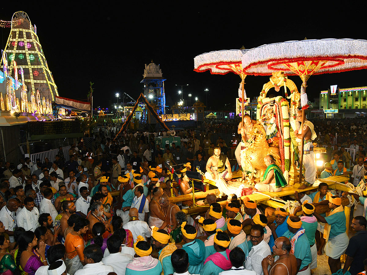 Hamsa Vahana Seva Tirumala Srivari Brahmotsavam - Sakshi1