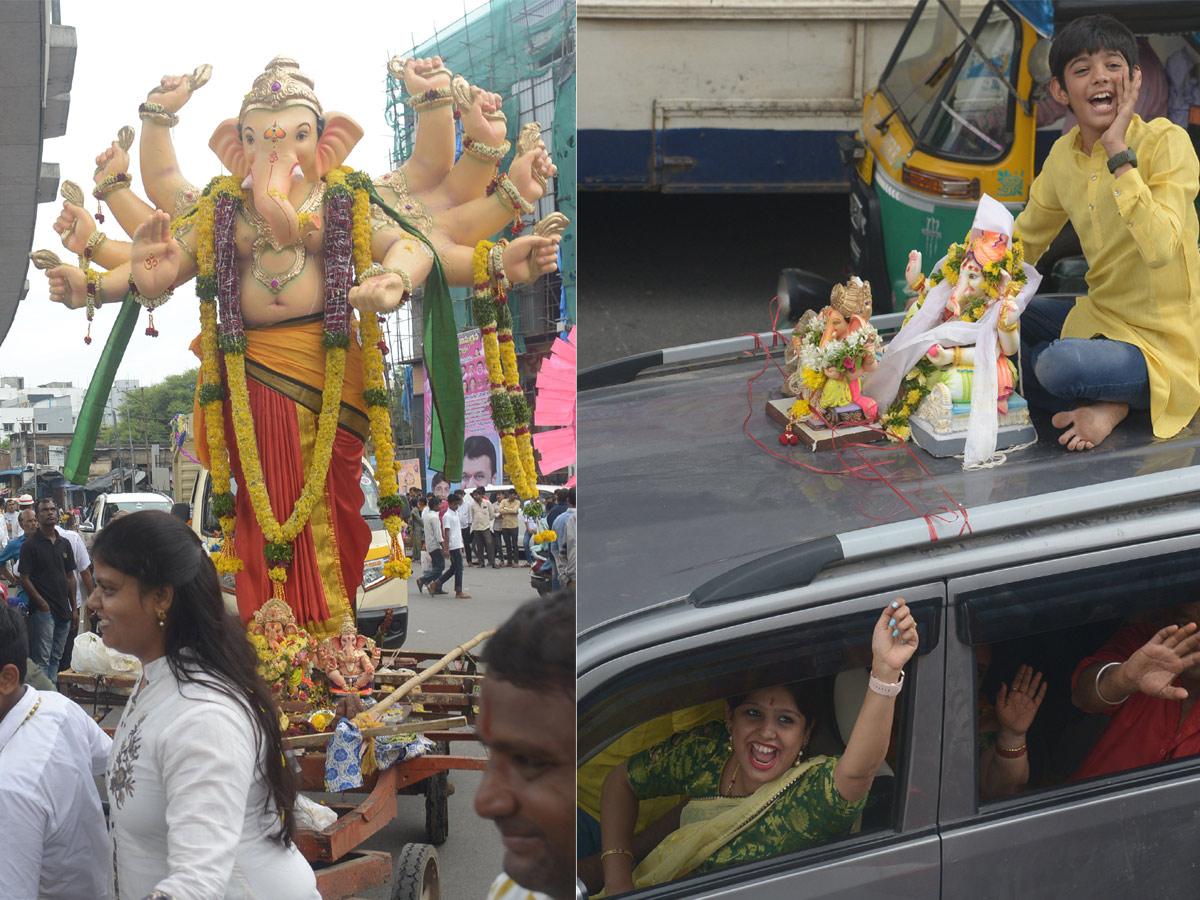 Ganesh nimajjanam in Hyderabad 2022 celerbrations Photo Gallery - Sakshi71