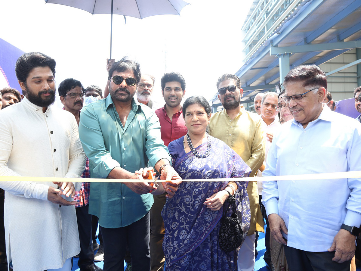 Chiranjeevi Launched Allu Studios At Gandipet, Photos Goes Viral - Sakshi3