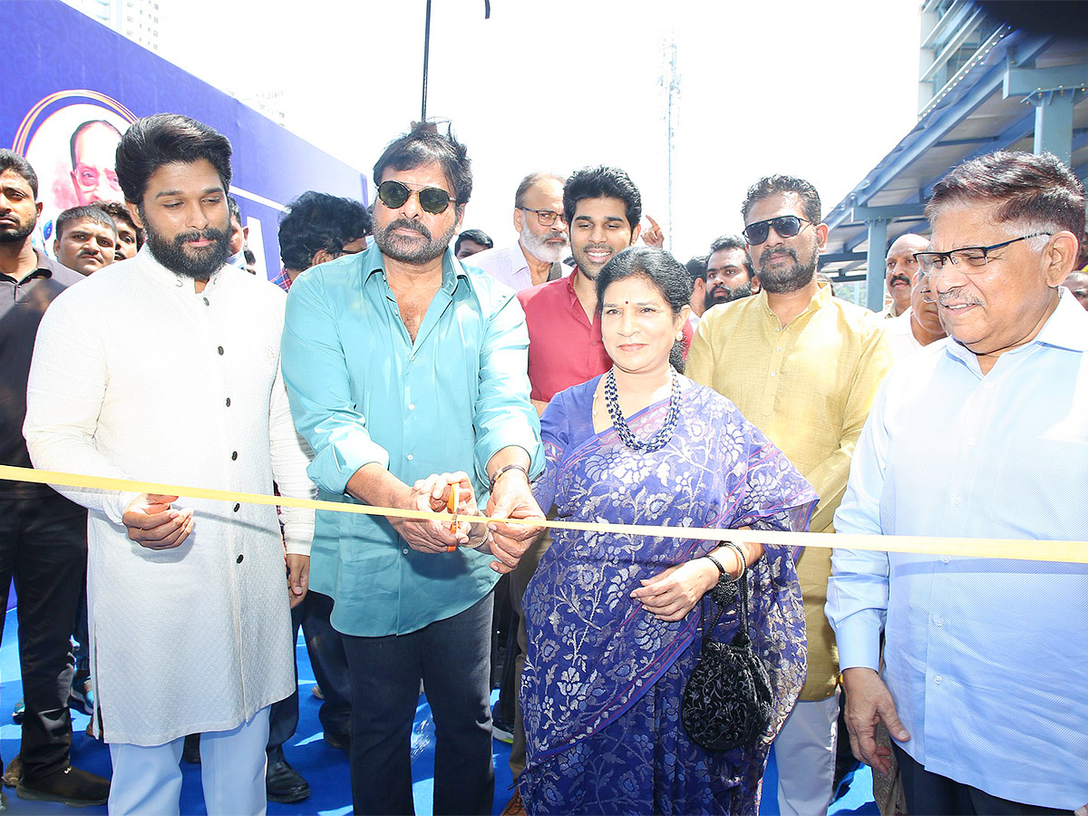 Chiranjeevi Launched Allu Studios At Gandipet, Photos Goes Viral - Sakshi42