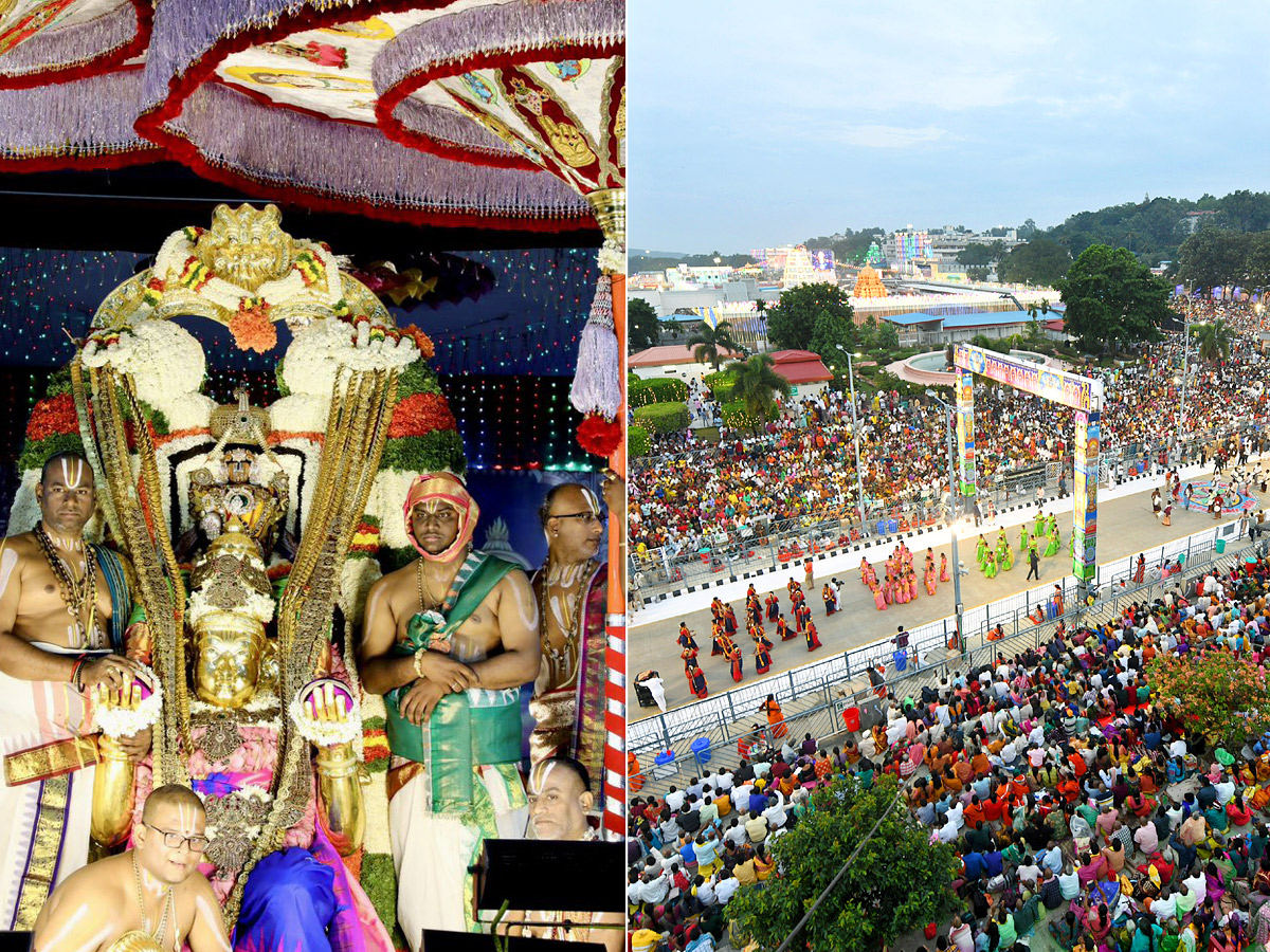 Tirumala Srivari Brahmotsavam 2022 Garuda Vahana Seva Photo Gallery - Sakshi1