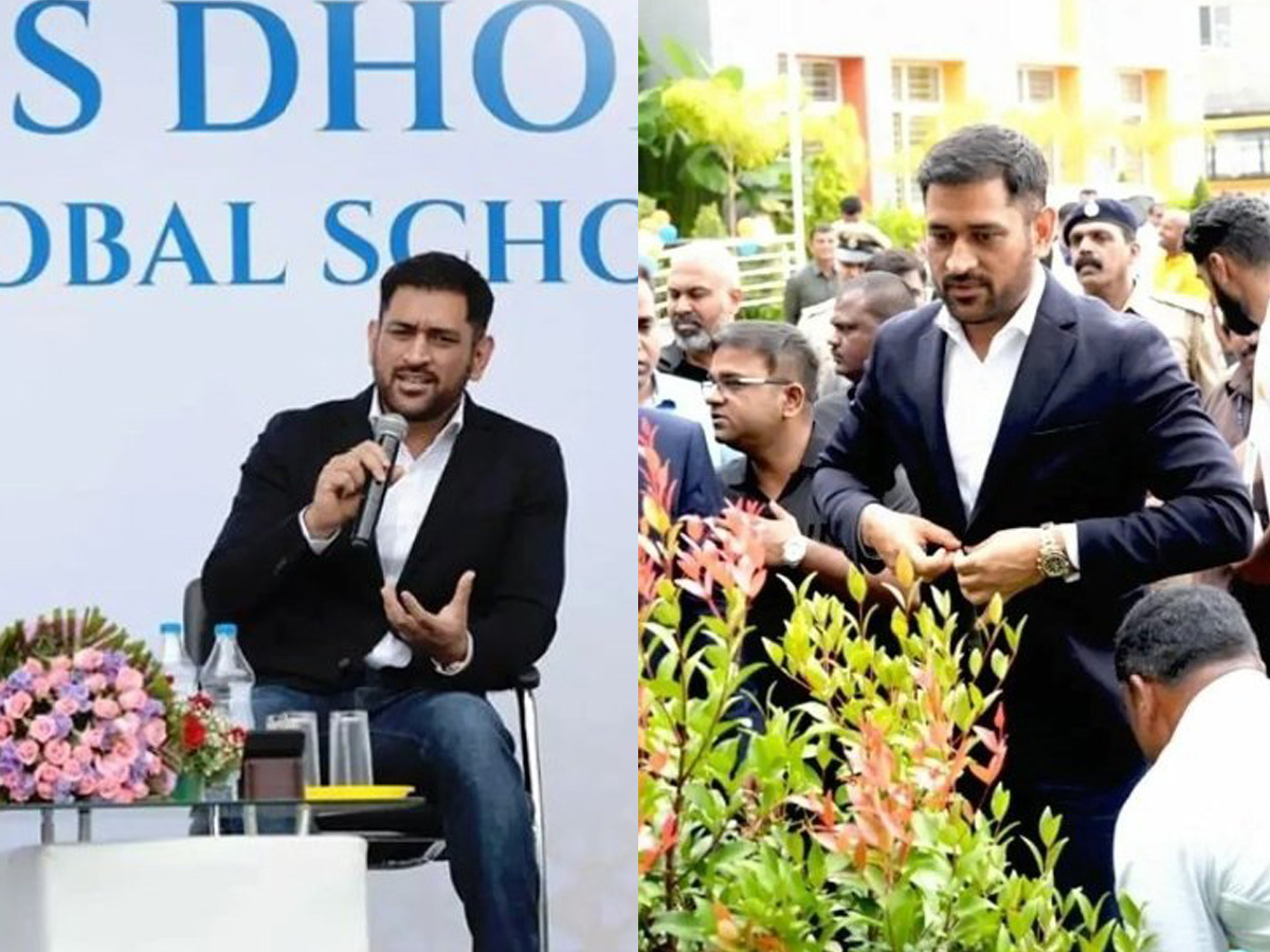 MS Dhoni inaugurates Super Kings Academy in Hosur Photo Gallery - Sakshi11