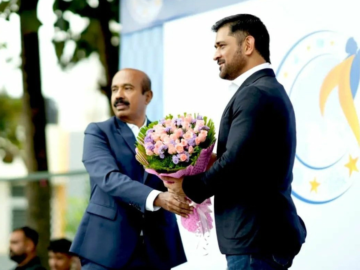 MS Dhoni inaugurates Super Kings Academy in Hosur Photo Gallery - Sakshi7