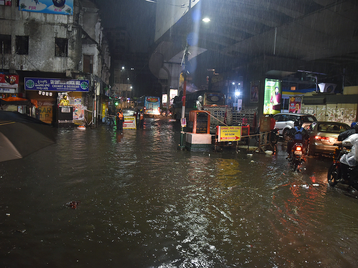 Hyderabad Heavy Rain Causes Floods Oct 2022 - Sakshi23