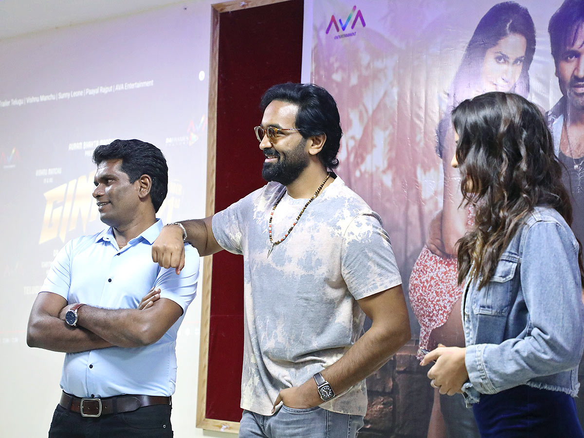 Manchu Vishnu and Payal Rajput Jinna Movie Promotions - Sakshi12