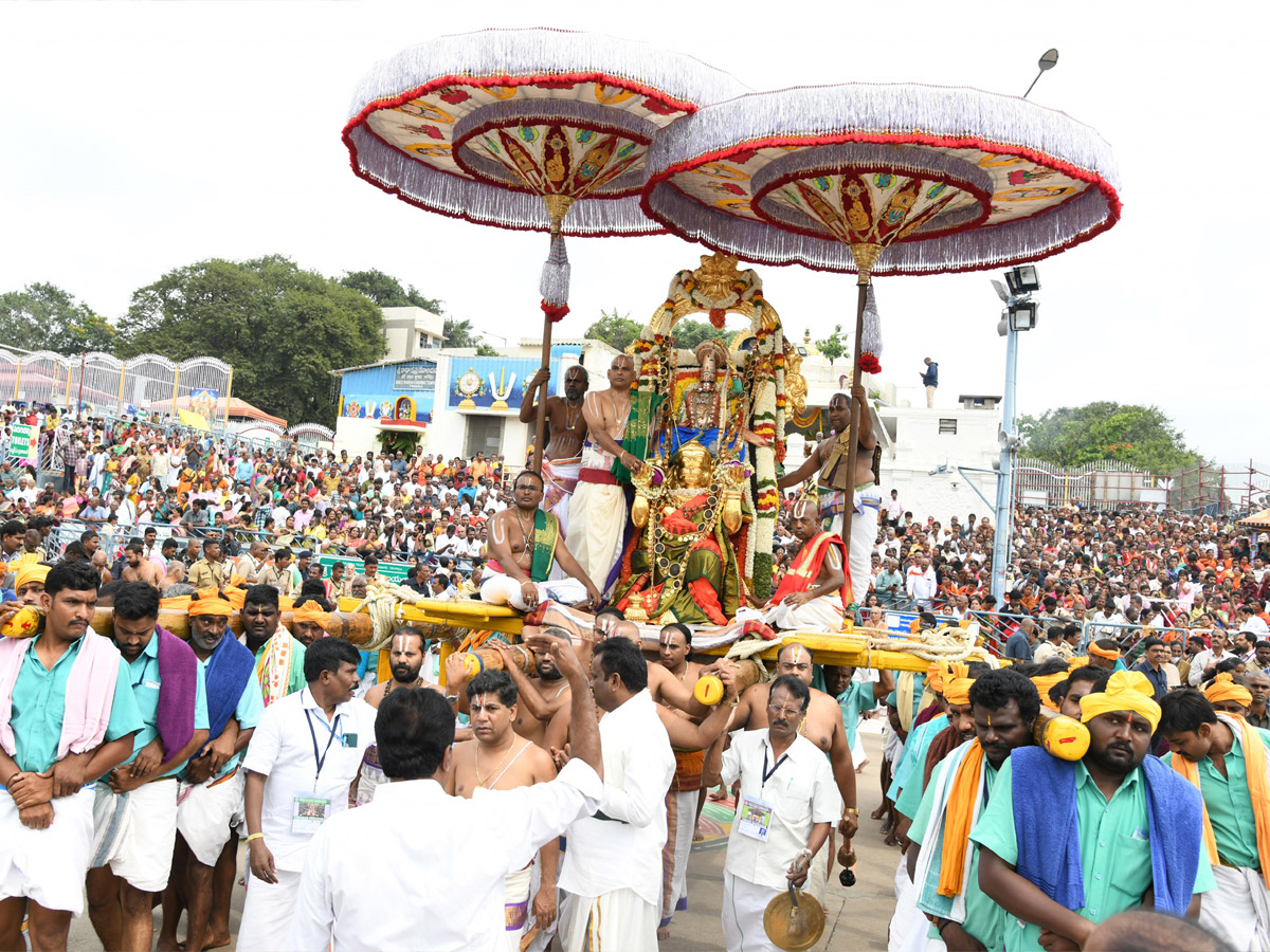 Tirumala Srivari Brahmotsavam 2022 Hanumantha Vahana Seva Photo Gallery - Sakshi3