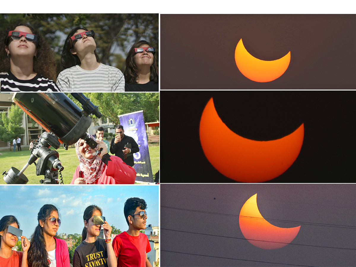 Solar Eclipse 2022 Photo Gallery - Sakshi1