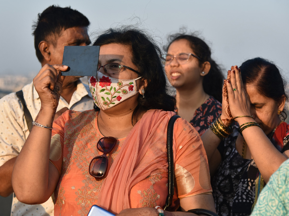 Solar Eclipse 2022 Photo Gallery - Sakshi38