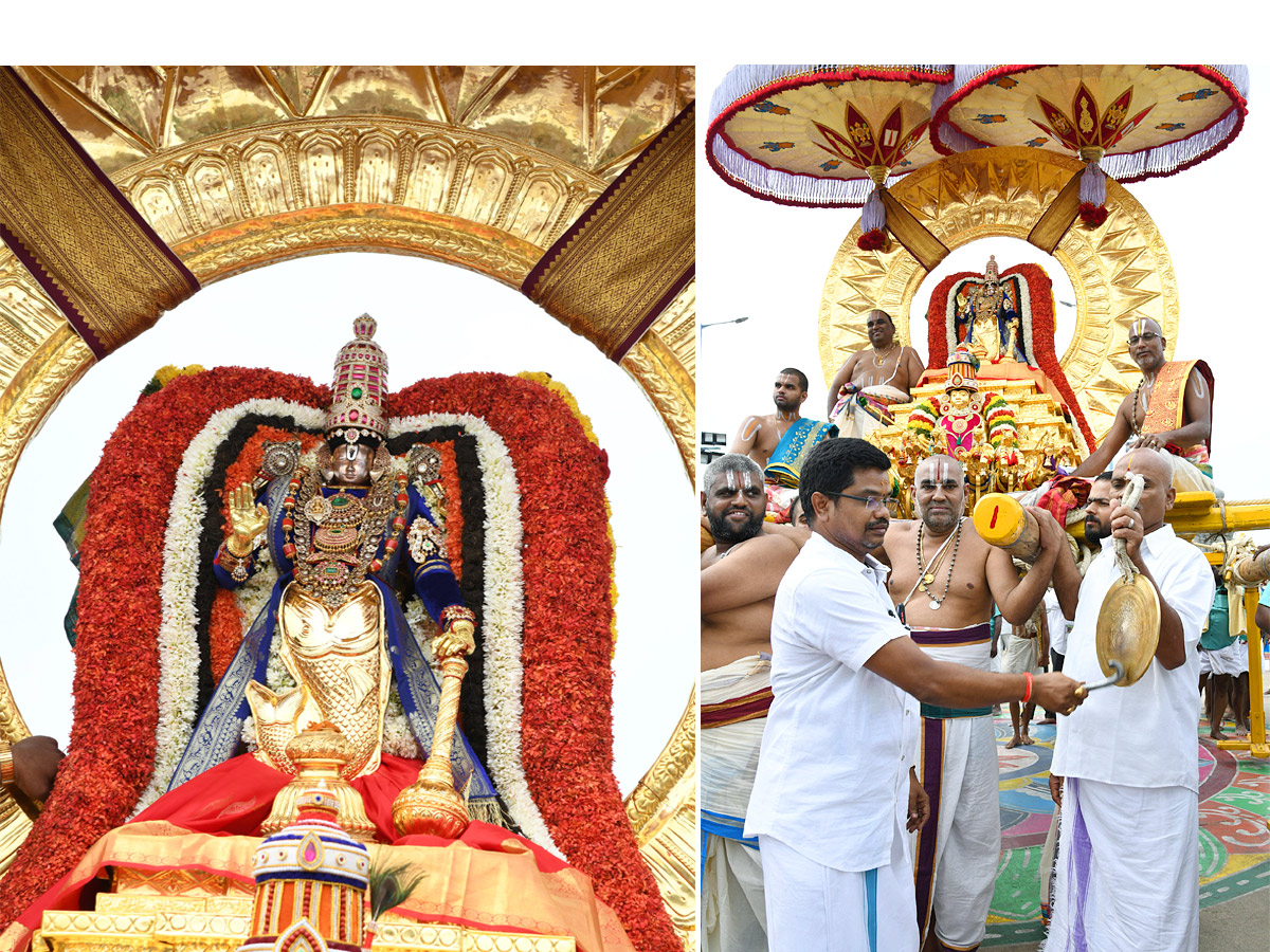 Tirumala Srivari Brahmotsavam 2022 Surya Prabha Vahanam on Seventh Day Photo Gallery - Sakshi20