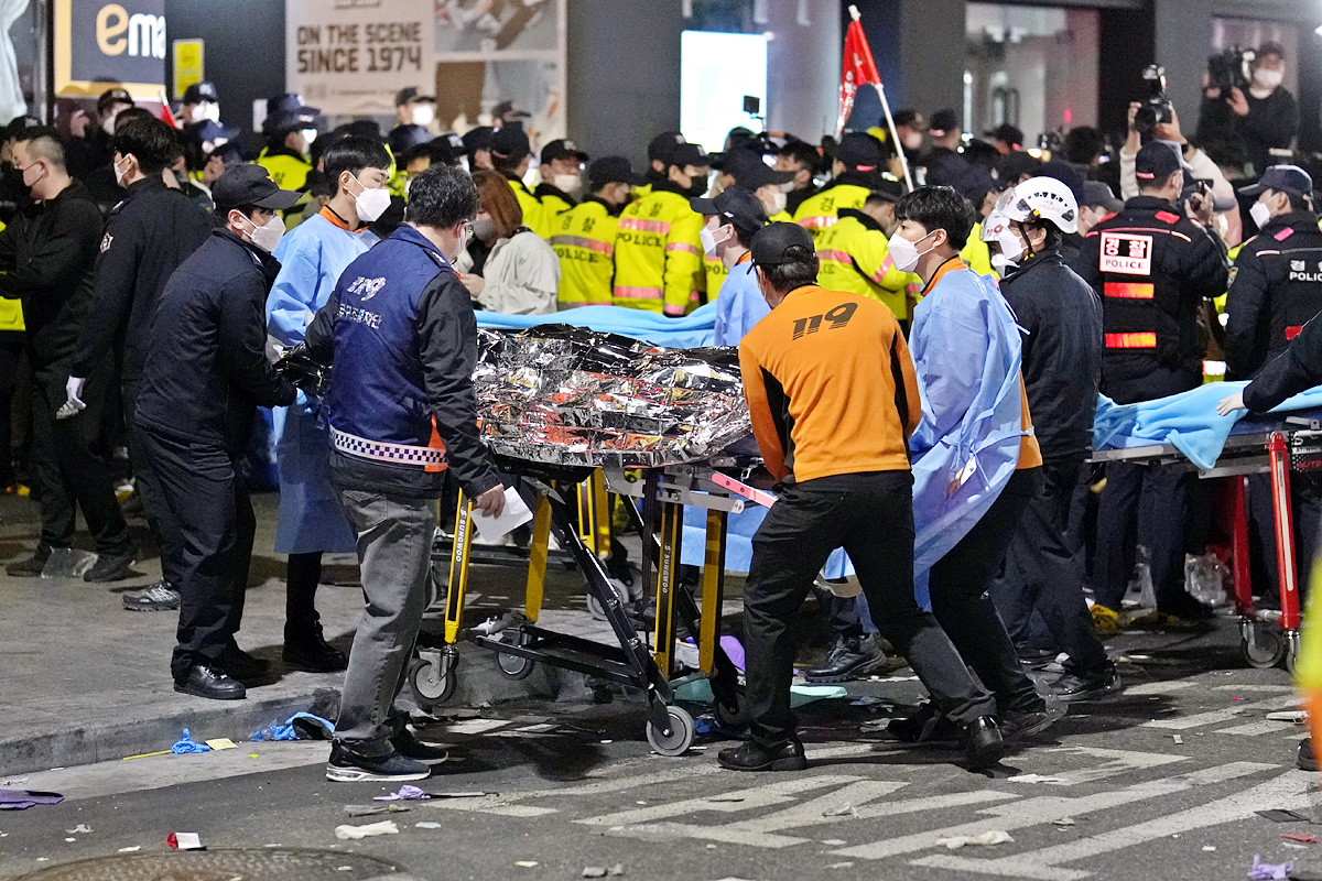 Deadly Halloween stampede stuns South Korea - Sakshi7