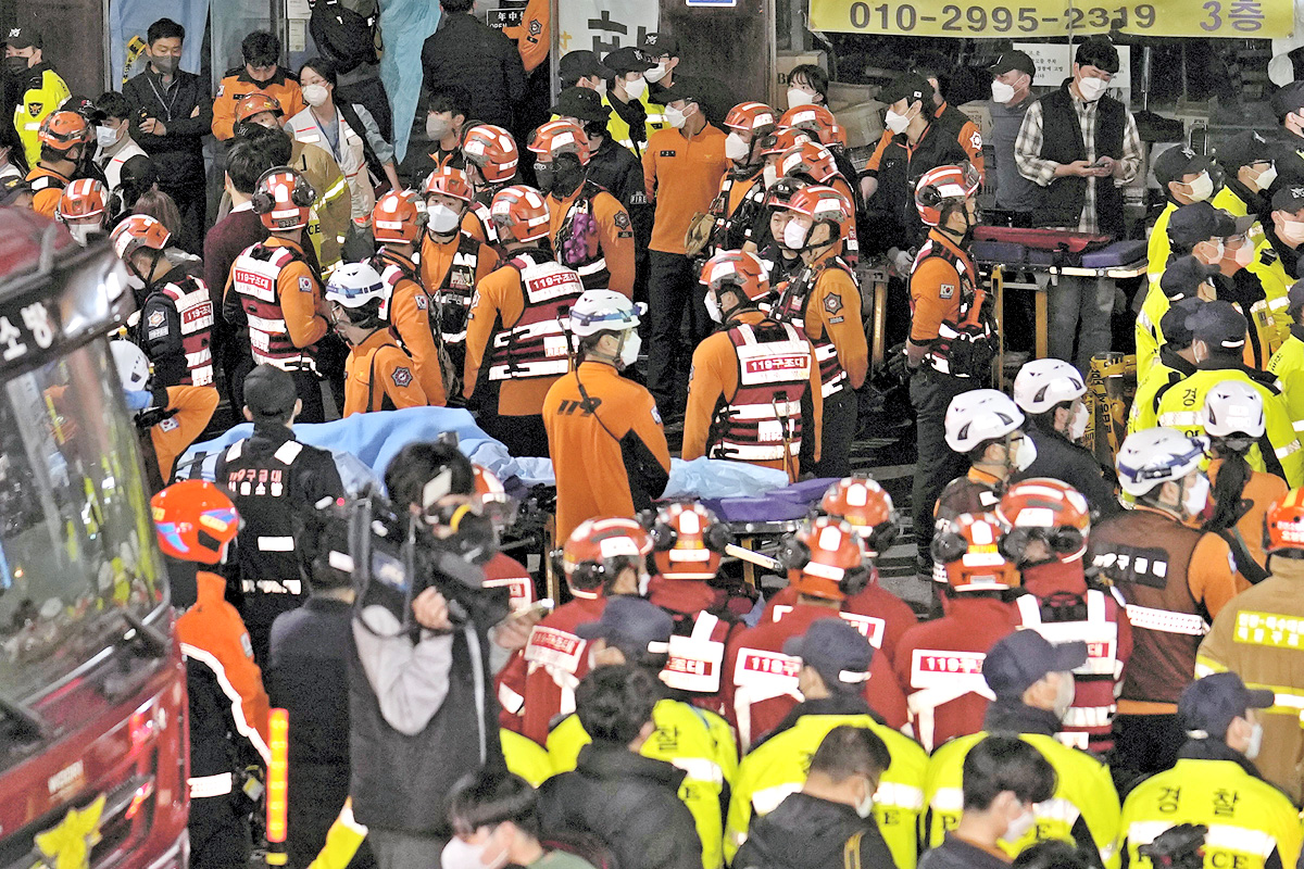 Deadly Halloween stampede stuns South Korea - Sakshi9