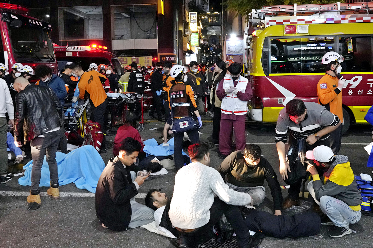 Deadly Halloween stampede stuns South Korea - Sakshi11