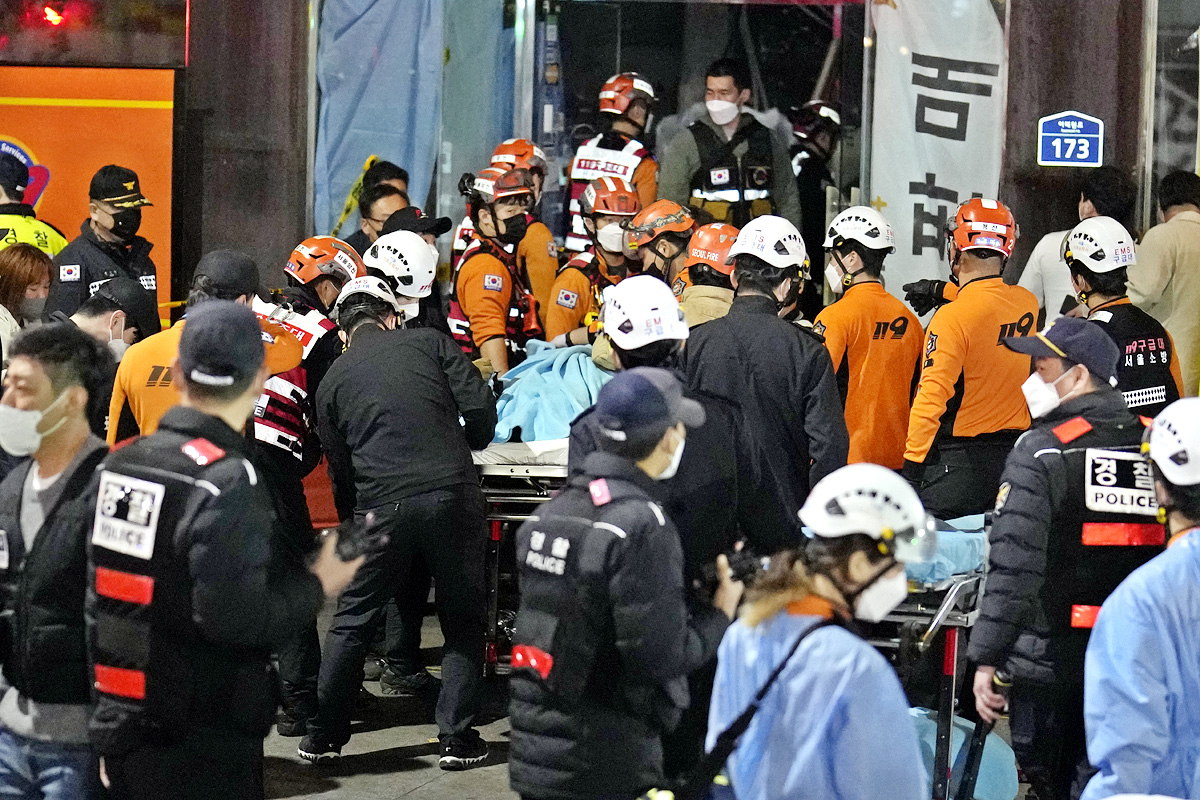 Deadly Halloween stampede stuns South Korea - Sakshi5