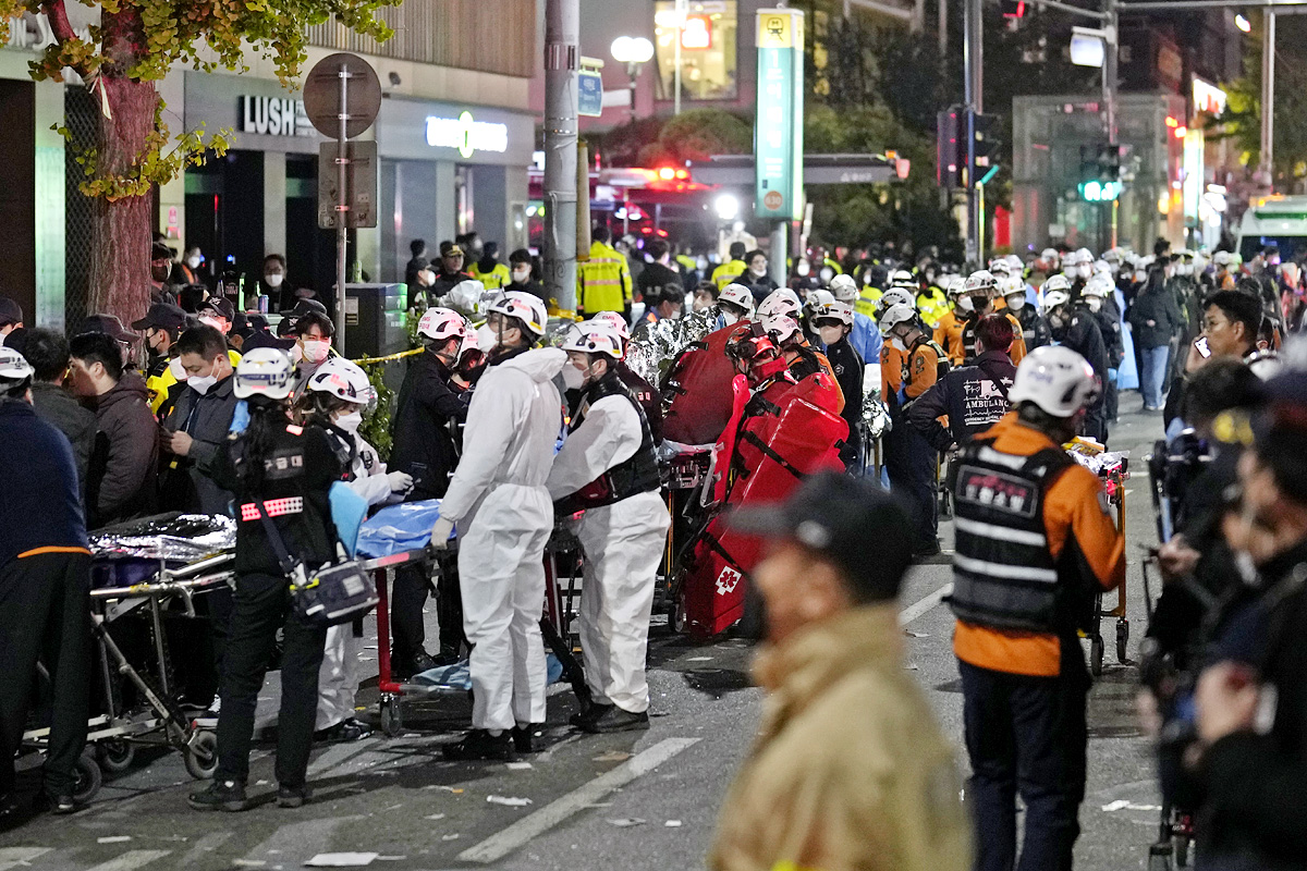 Deadly Halloween stampede stuns South Korea - Sakshi26