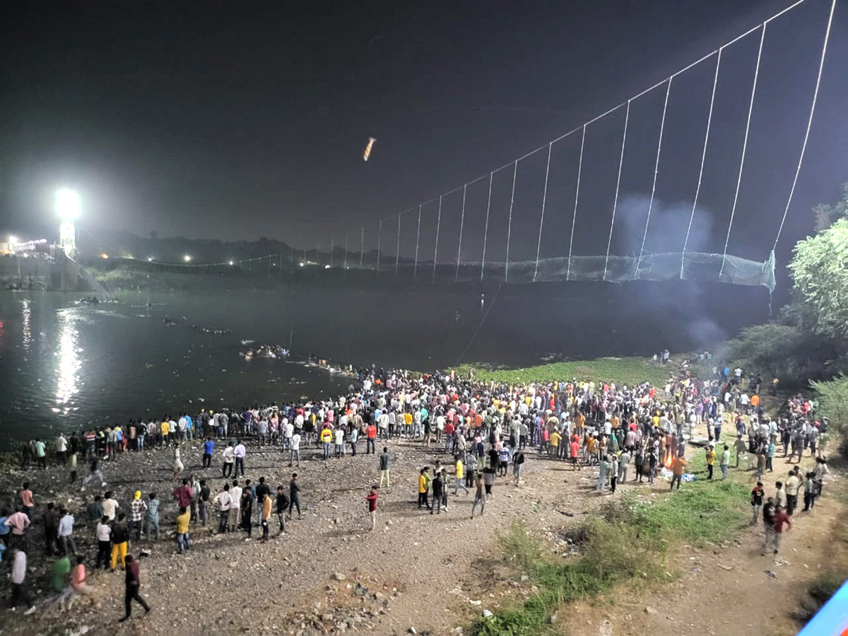 Cable Bridge Collapse In Gujarat - Sakshi10