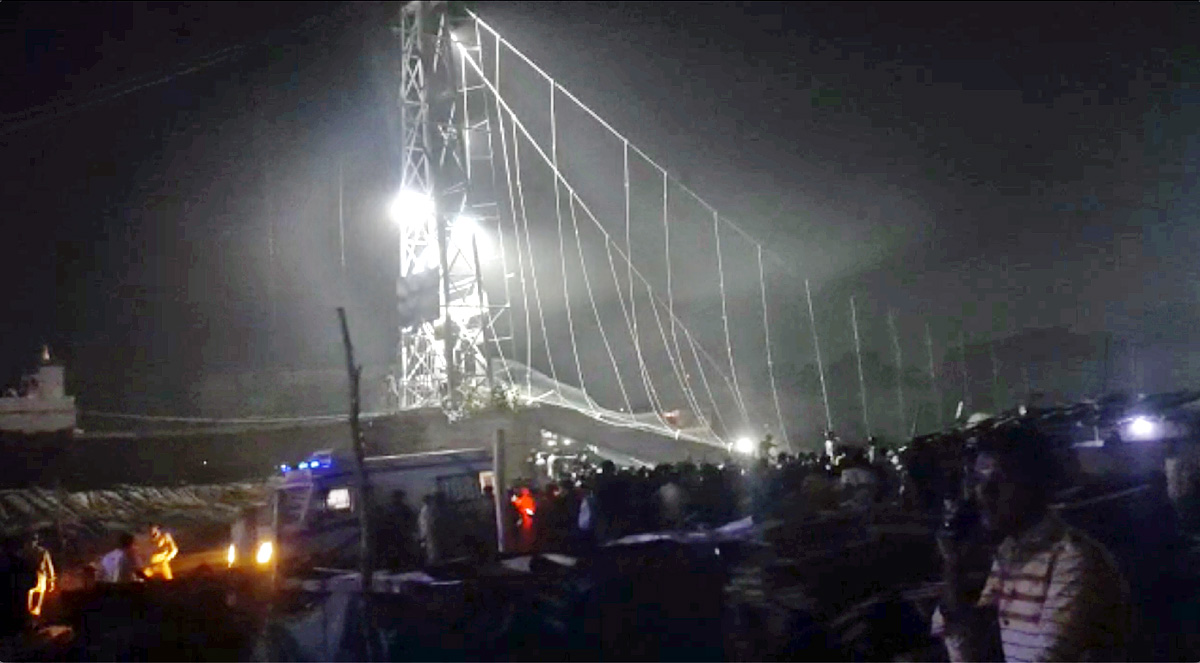 Cable Bridge Collapse In Gujarat - Sakshi17