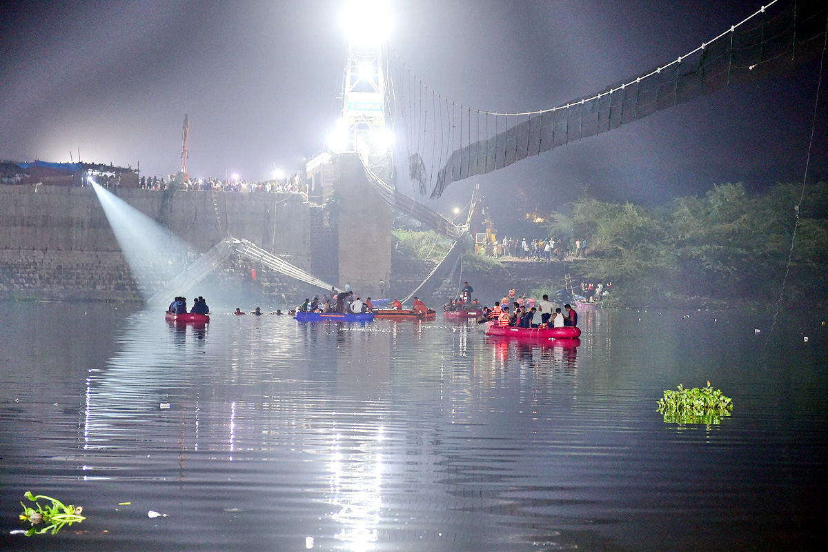 Cable Bridge Collapse In Gujarat - Sakshi7