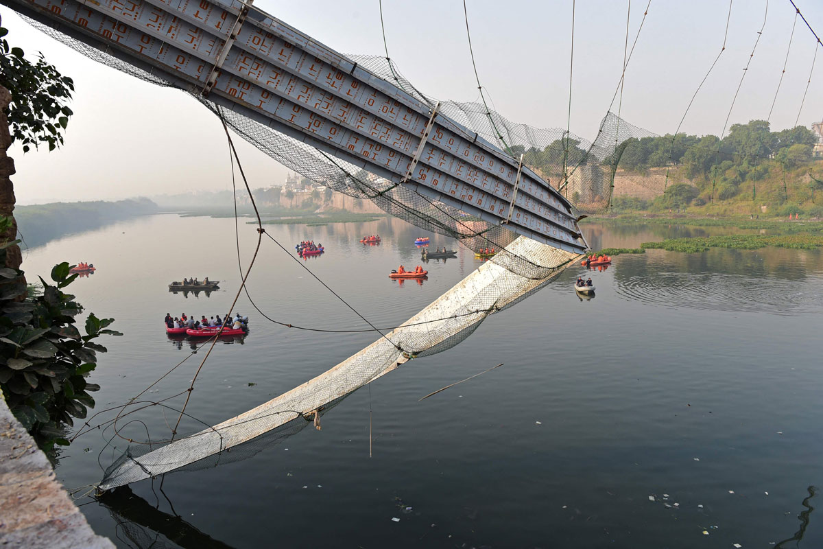 Cable Bridge Collapse In Gujarat - Sakshi25