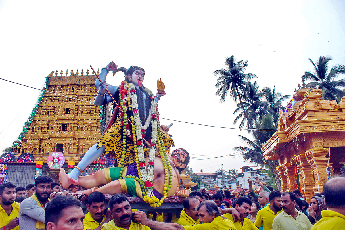 Devi Durga Being Immersed In Ganga River - Sakshi24