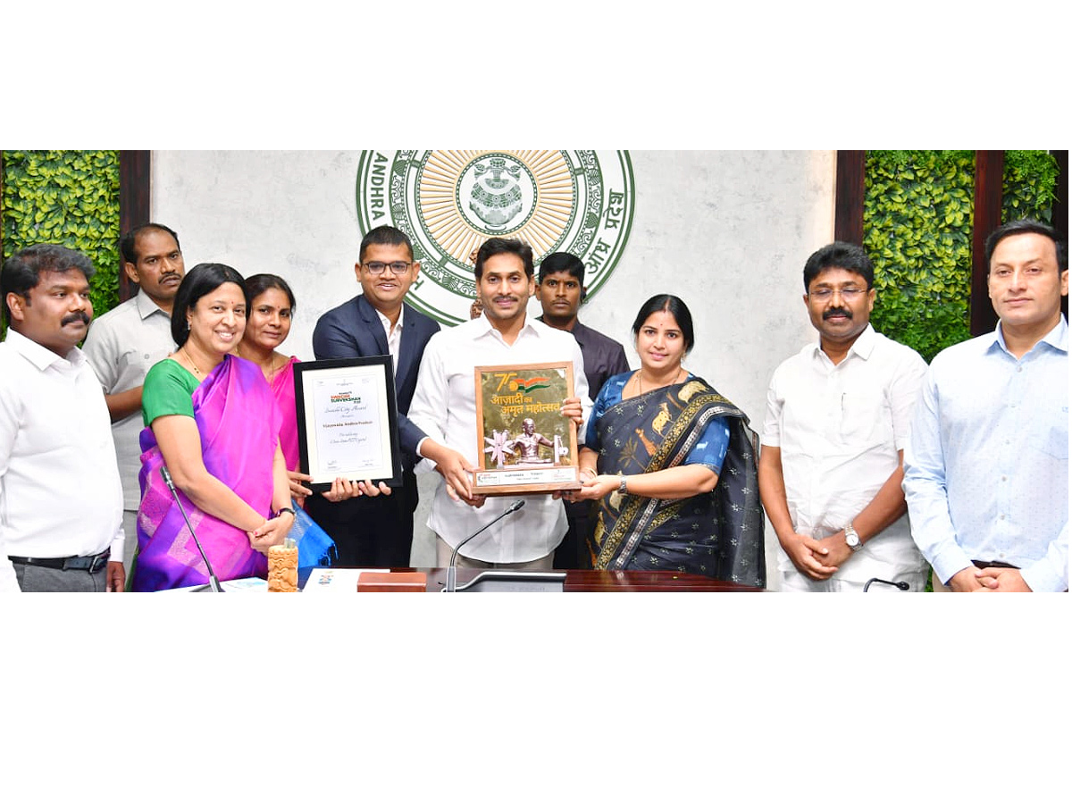 CM YS Jagan Congratulates Recipients Of Swachh Survekshan Award Photo Gallery - Sakshi3