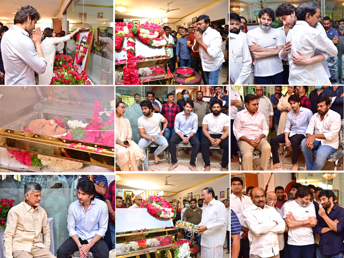 Superstar Krishna Death: Cine Celebrities, Politicians Pay Tributes, Photo Gallery Viral - Sakshi1