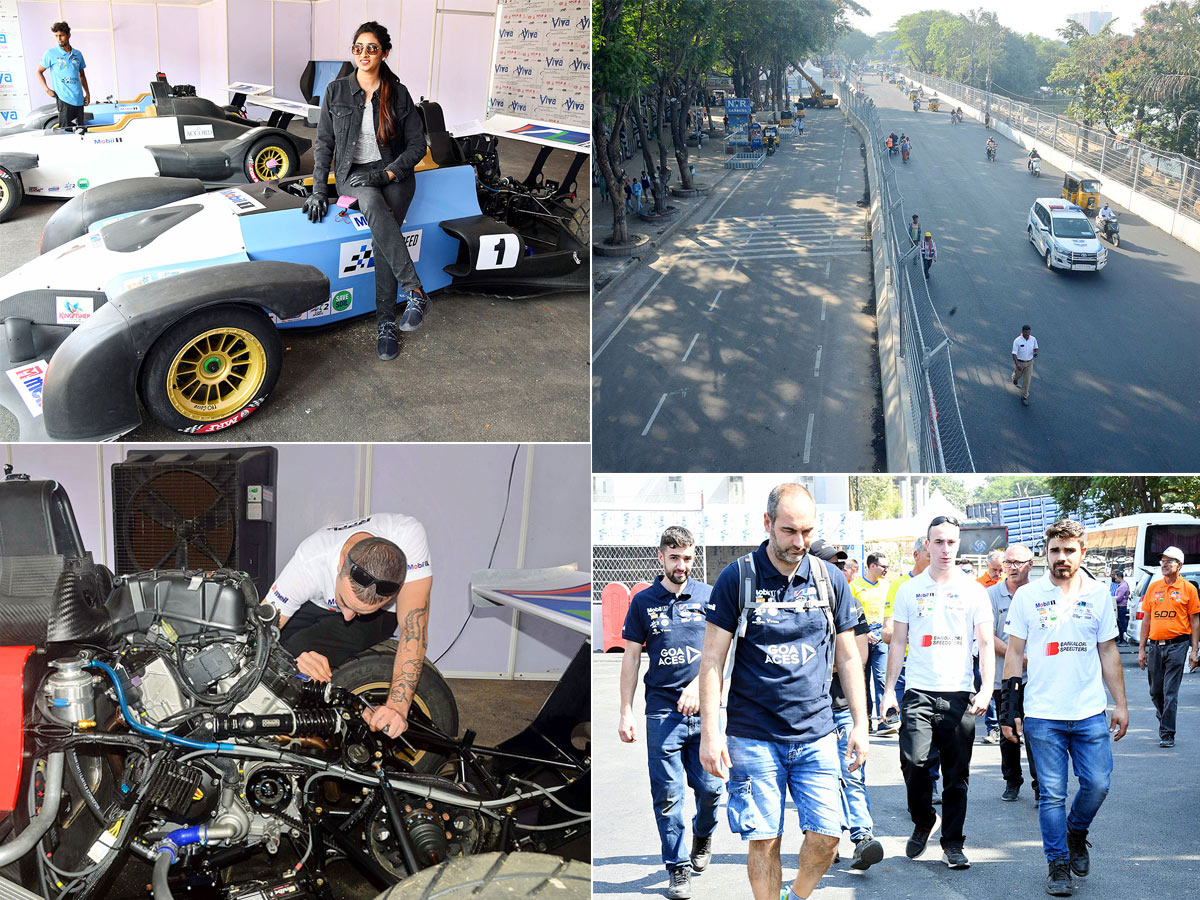 Hyderabad Get Ready For Formula E Race Photos - Sakshi1