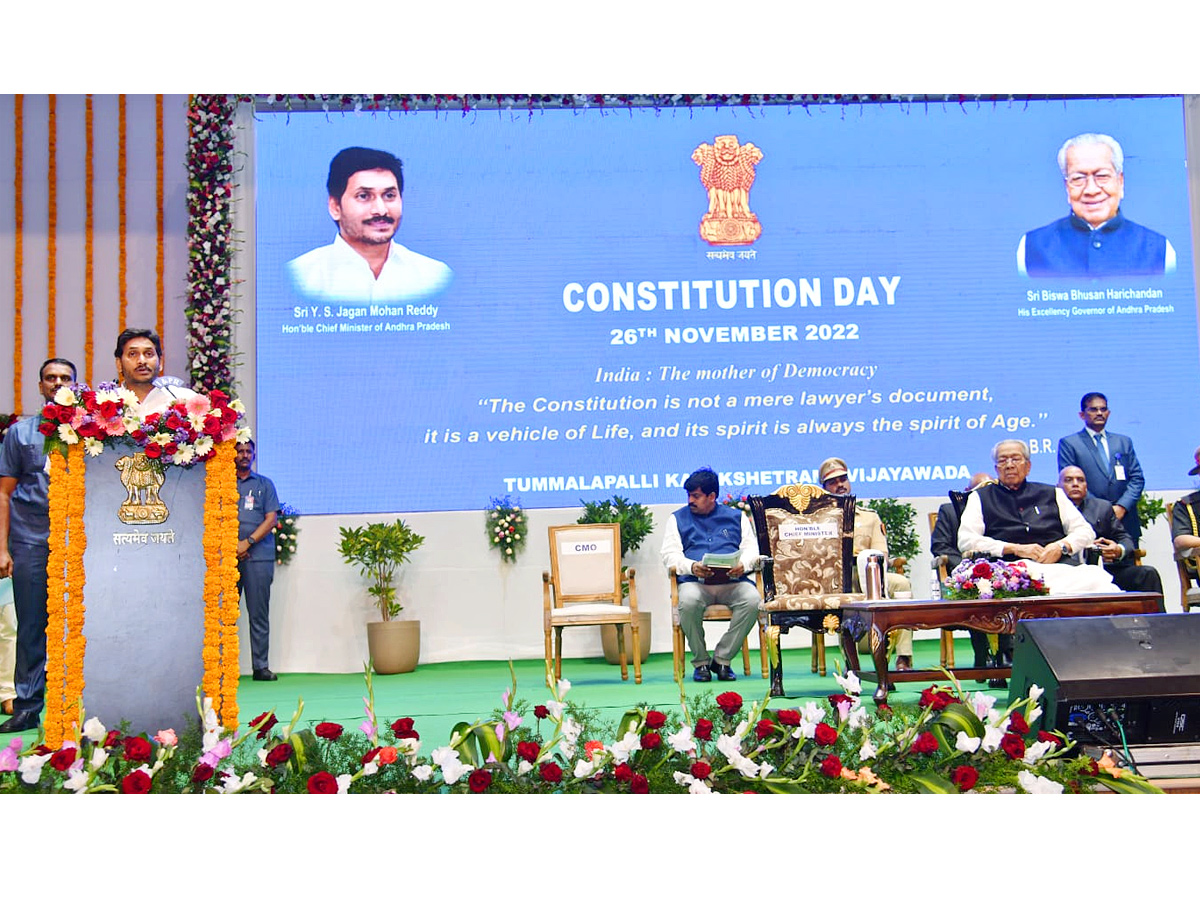 CM Jagan and Governor Biswabhusan Harichandan Participate Constitution Day Celebrations PHoto Gallery - Sakshi13