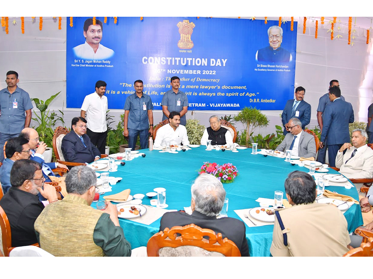 CM Jagan and Governor Biswabhusan Harichandan Participate Constitution Day Celebrations PHoto Gallery - Sakshi3